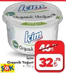 İÇİM ORGANİK YOĞURT İÇİM ORGANİK YOĞURT
